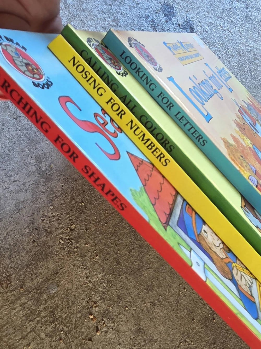 Finders Keepers Kids Activity Books - Yellow, Blue, Green, Orange Covers